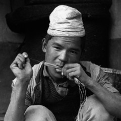 Man playing jew's harp (Himalayas, 1970-71) [2012 69 8 B 2]