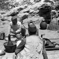 Man singing with percussion (Himalayas, 1970-71) [2012 69 8 A 2] [edited]