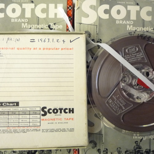 Ait Hadiddu women singing with drum (Morocco, 1961) [1963 1 B2 4 3]