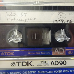 Indian field recording (man singing, with tabla, harmonium and drone, 1987) [1993 56 6 1]