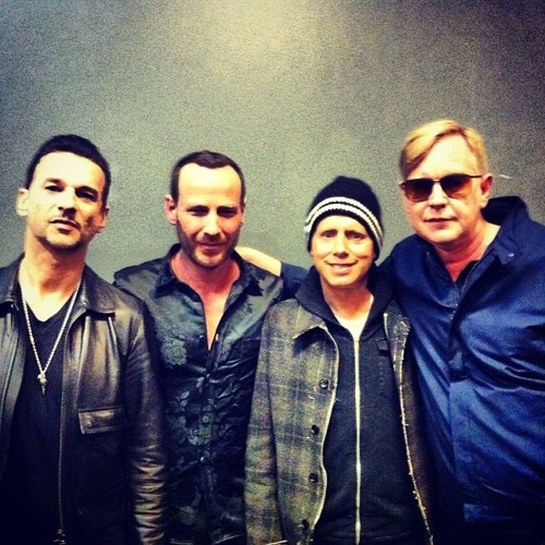 KCRW at SXSW 2013 Jason Bentley with Depeche Mode Backstage by KCRW