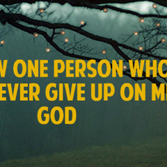 YOU never give up on me (josh bates) cover