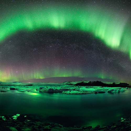 Aurora Borealis - The Milky Way