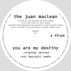 The Juan Maclean - You Are My Destiny [EDIT]