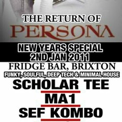 Melo-D (The Funkaholic) - LIVE @  Persona [New Years Special] 02-01-11