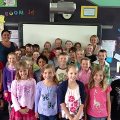 Waggs & Amy Class Visit Room 16 Greenmeadows School