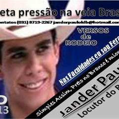 15 Faixa CD Jander Paulo Locutor do Brasil - cobra venenosa pronta Mato grosso e mathias