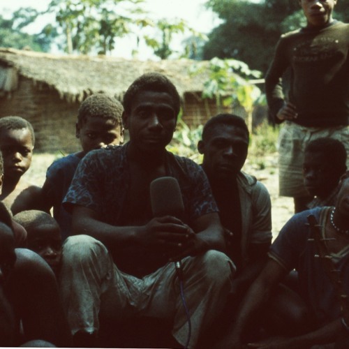 Stream Bayaka men singing and playing geedal (Central African ...