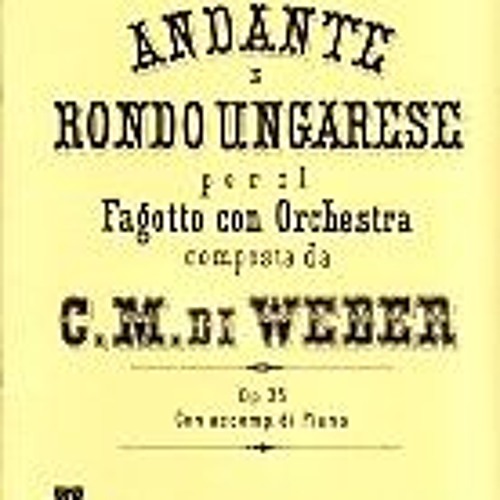 Weber: Andante e Rondo Ungarese, Op. 35, Mvt. 1
