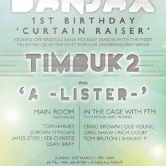 Banjax @ Timbuk2 (Bristol, UK) 31st March 2013 - A Lister Podcast
