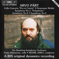 Part, N.Jarvi - Symphony No.1, 'Polyphonic'  Canons