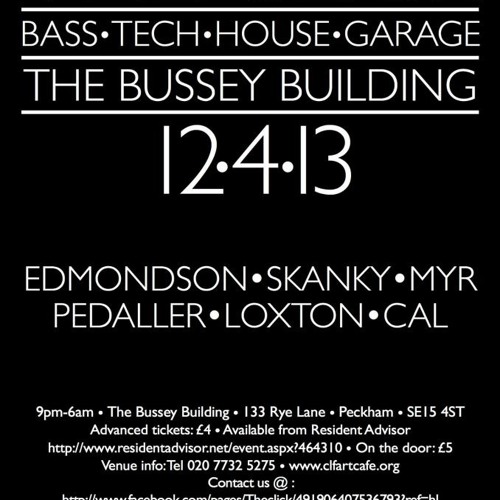 THE CLICK LAUNCH 12.4.2013 preview LOXTON b2b PEDALER mix