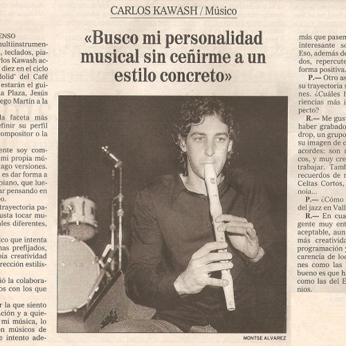 JAZZ con FLAUTA de PICO (DIRECTO)