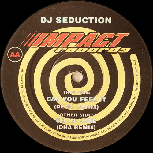 Seduction - Can You Feel it (Demo Remix) - Impact
