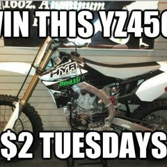Yamaha YZ450F giveaway at Deja Vu with X1039