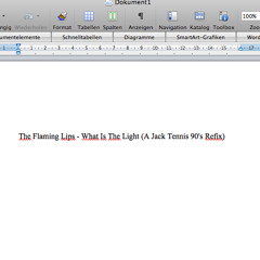 The Flaming Lips - What Is The Light (A Jack Tennis 90's Refix)