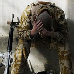 American Red Button Soldier