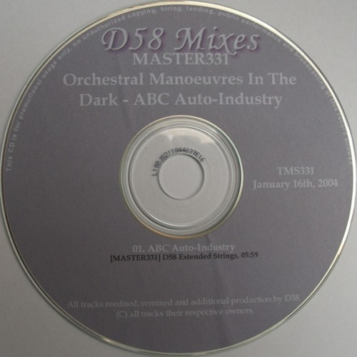 [MASTER331]: Orchestral Manoeuvres In The Dark - ABC Auto-Industry (D58 Extended Strings)