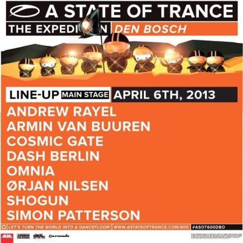 Armin van Buuren @ ASOT 600 Den Bosh [Main Stage - 06.04.2013]