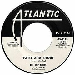 Twist and shout (The Top Notes \ The Isley Brothers \ The Beatles)