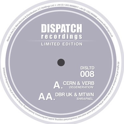 Cern & Verb - Degeneration - Dispatch LTD 008 (CLIP) - OUT NOW