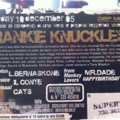 LUKA BERNASKONE @ BOLGIA 05 WARM UP FOR FRANKIE KNUCKLES