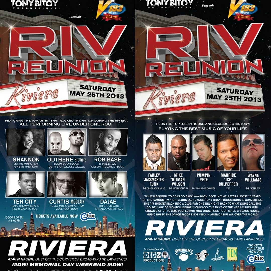 Stream TONY BITOY & V103 PRESENTS THE RIV REUNION - SAT MAY 25TH by ...