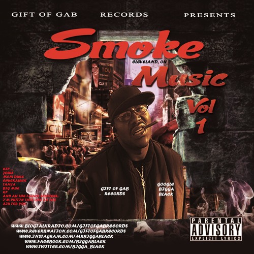 Bigga Black (BMI) - Rollin' (Live) produced by HG Pro for Gift of Gab Records Radio (216-282-4050)