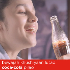 bewajah khushiyaan lutao coca-cola pilao