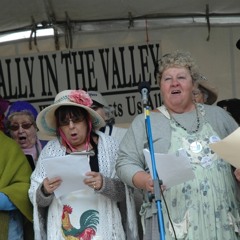 Solidarity forever. Fresno CA Raging Grannies May Day Music