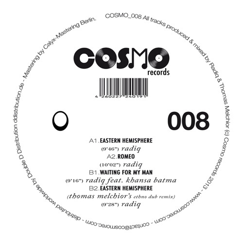 COSMO 008 B1- Radiq feat. Khansa Batma - Waiting for my man snipp1min30