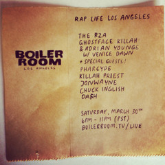 jonwayne Boiler Room Rap Life Los Angeles LIVE Show
