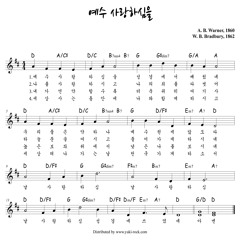 예수 사랑하심을