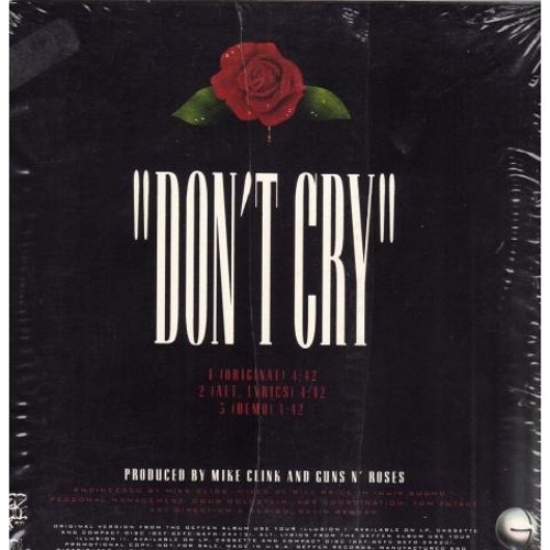 Dont Cry - Guns And Roses (Instrumental)