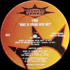 E-Wax - What Is Wrong With Me (Neophyte Remix) (TT25) (1996)