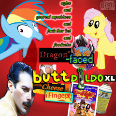 [WAT18] Dragon Faced Butt Dildo XL with Cheese Finger Food Fight