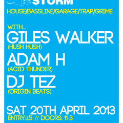 Dj Tez - Bass Storm April Promo Mix 2013