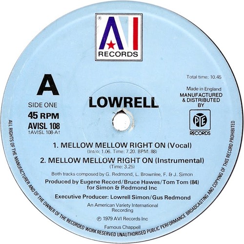 Lowrell - Mellow Mellow Right On (edit)