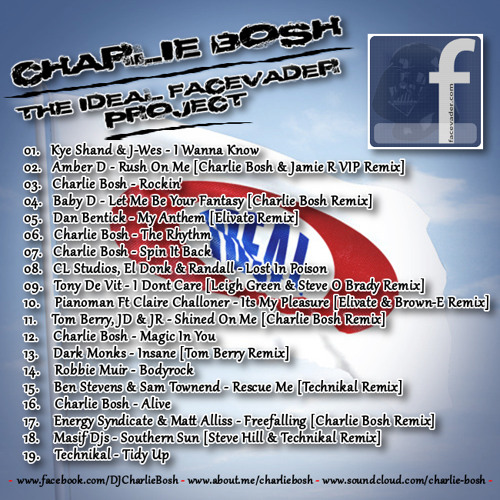 Charlie Bosh - The Ideal Facevader Project [MP3 320Kbps] **Free Mix Download**