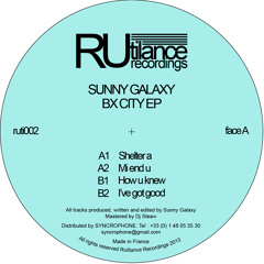Sunny Galaxy - Bx City EP - ruti002