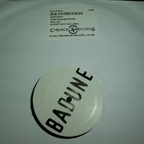 Erikah Badu (BOOTLEG) - Bag Lady (Mix Played By Fabio & Grooverider) (WHITE)