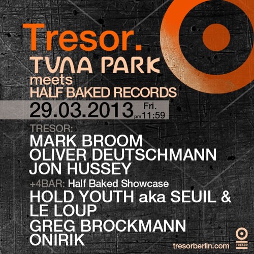 DJ Jon Hussey Tresor Bunker Live March 29 2013
