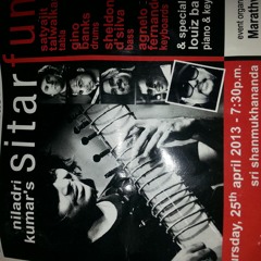 Niladri  Kumar Sitar Funk at Shanmukhanand hall dadar