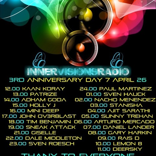 Giselle - Innervisions Radio 3rd Anniversary April 2013
