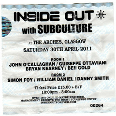 Bryan Kearney - Live From Inside Out vs SubCulture 30-04-11