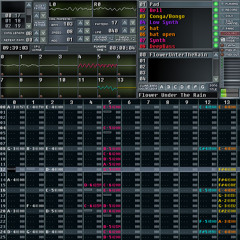 Flowers Under the Rain