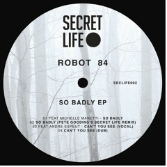 Robot 84 Ft. Michelle Manetti - So Badly (Original + Pete Gooding Remix) snip