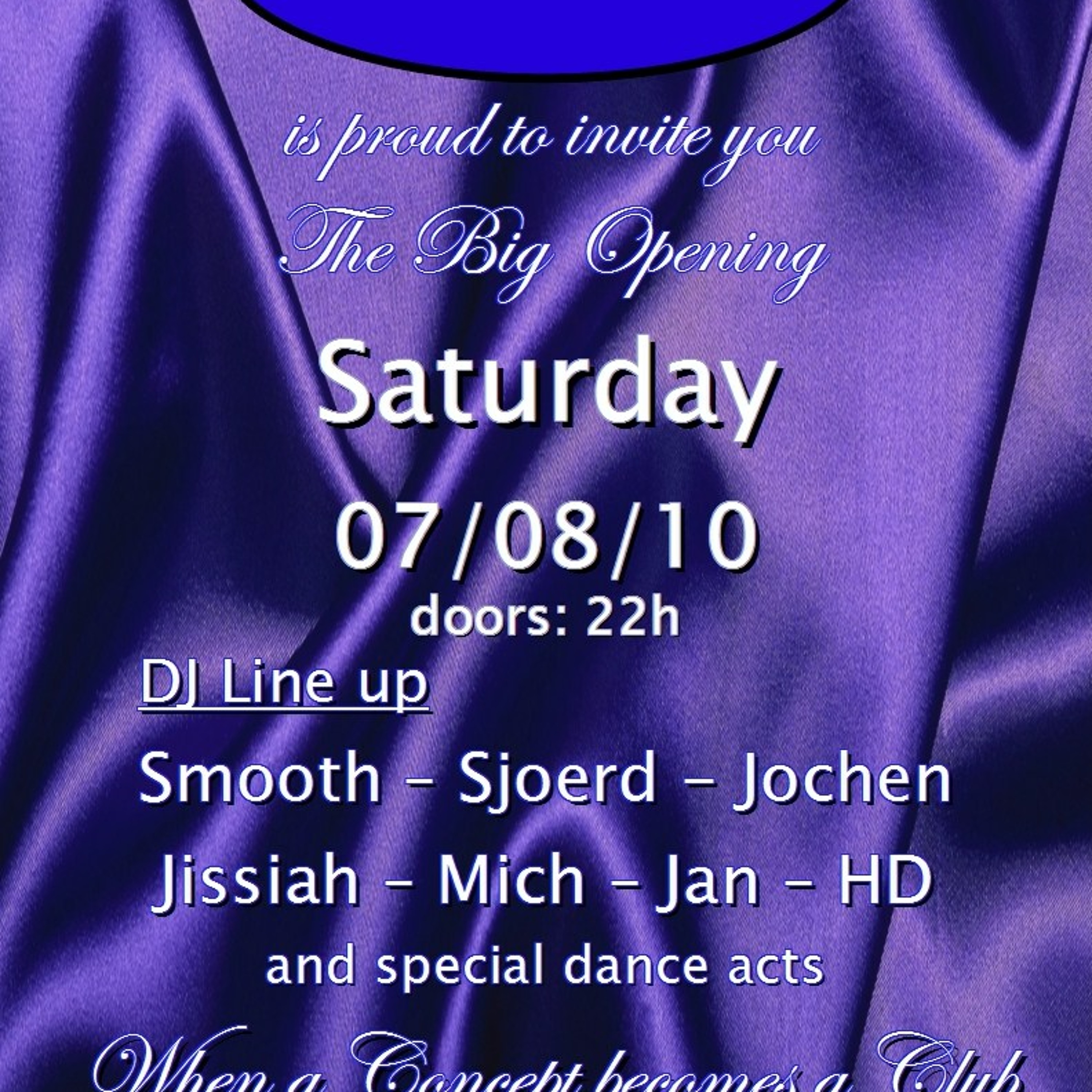 07/08/2010 - Dj Smooth @ Openingsnight Club L'Attitude (Lokeren) **FREE DL** episode artwork