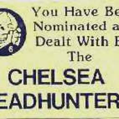 Blowing bubbles Chelsea chants.