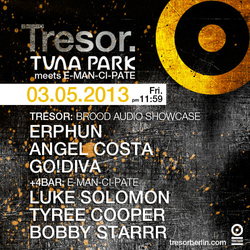 GO!DIVA @ Brood Nights, Tresor, Berlin, 03-05-2013